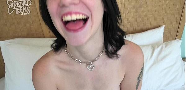  Brand New Pale 18 Year Old With Freckles Makes Her Porn Debut